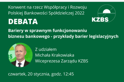 Kongres na rzecz Współpracy i Rozwoju Polskiej Bankowości Spółdzielczej z udziałem Michała Krakowiaka, Wiceprezesa KZBS
