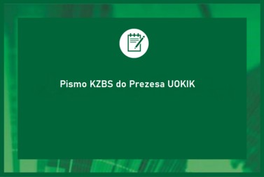 Pismo KZBS do Prezesa UOKiK w sprawie wakacji kredytowych