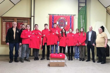 Bank Spółdzielczy w Koronowie wspiera młodych strażaków